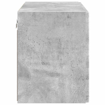 TV-wandkast Beton Grijs 59,5 x 31 x 40 cm Bewerkt hout