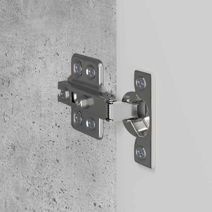 TV-wandkast 2 pcs Beton Grijs 59,5 x 31 x 40 cm Bewerkt hout