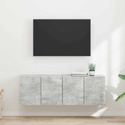 TV-wandkast 2 stuks 59,5x31x40 cm beton grijs bewerkt hout