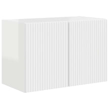 TV-wandkast Hoogglans wit 59,5 x 31 x 40 cm Bewerkt hout