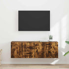 TV Cabinet 2 pcs Smoked Oak 59.5 x 31 x 40 cm Engineered Wood