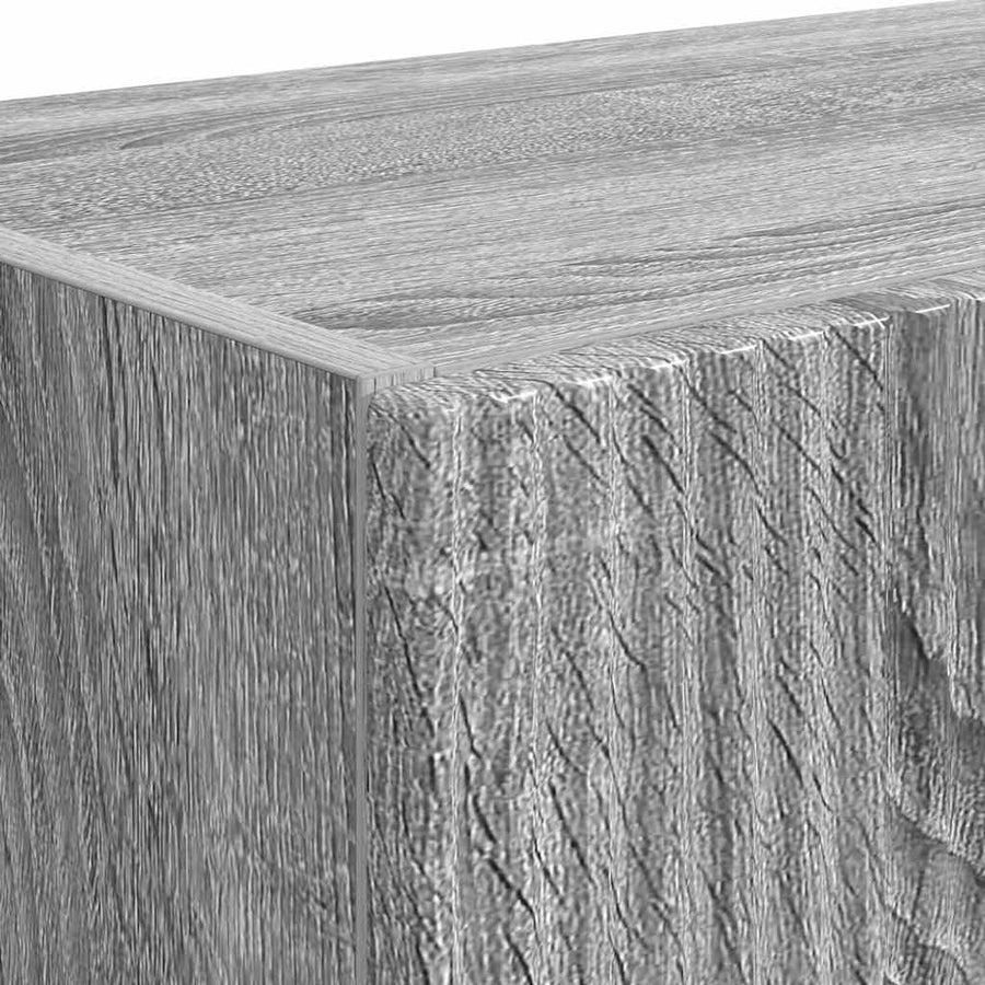 TV-wandkast Grijs Sonoma 59,5 x 31 x 40 cm Bewerkt hout