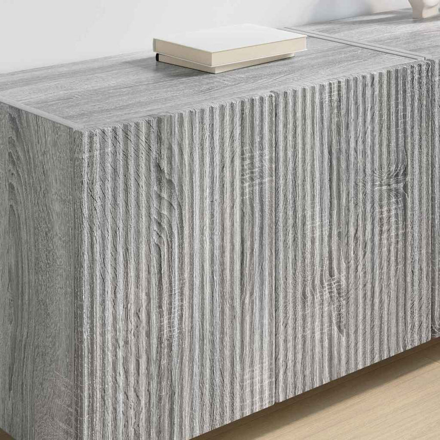 TV-wandkast Grijs Sonoma 59,5 x 31 x 40 cm Bewerkt hout