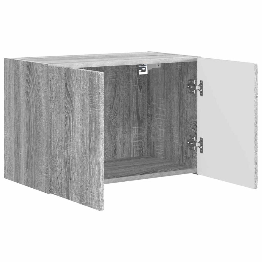 TV-wandkast Grijs Sonoma 59,5 x 31 x 40 cm Bewerkt hout