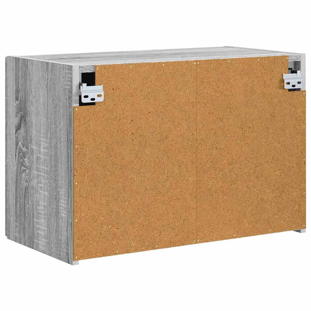 TV-wandkast Grijs Sonoma 59,5 x 31 x 40 cm Bewerkt hout