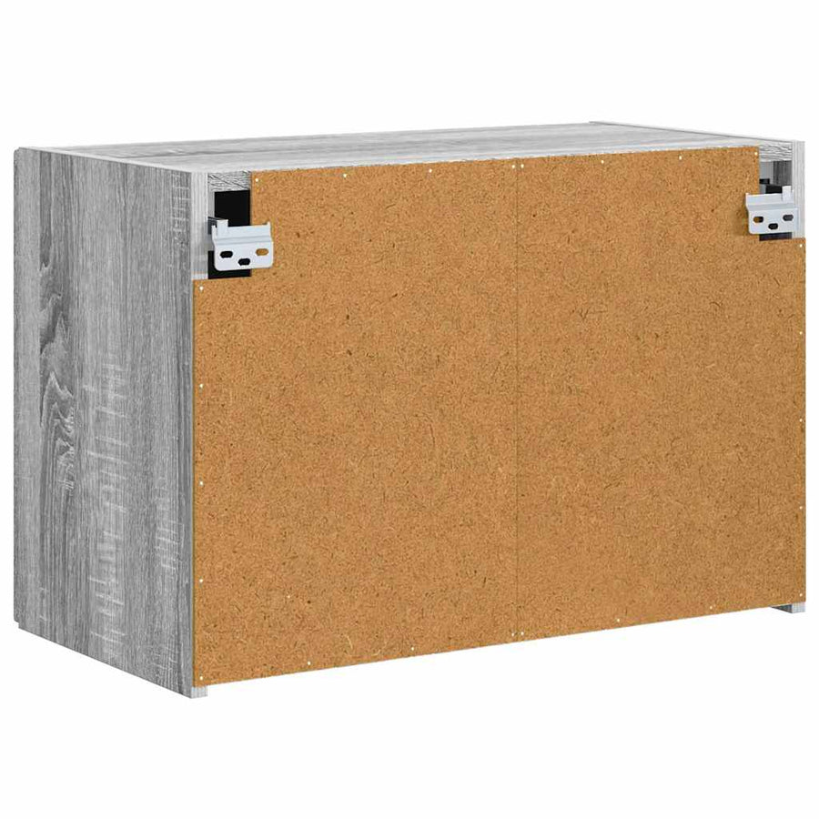 TV-wandkast Grijs Sonoma 59,5 x 31 x 40 cm Bewerkt hout