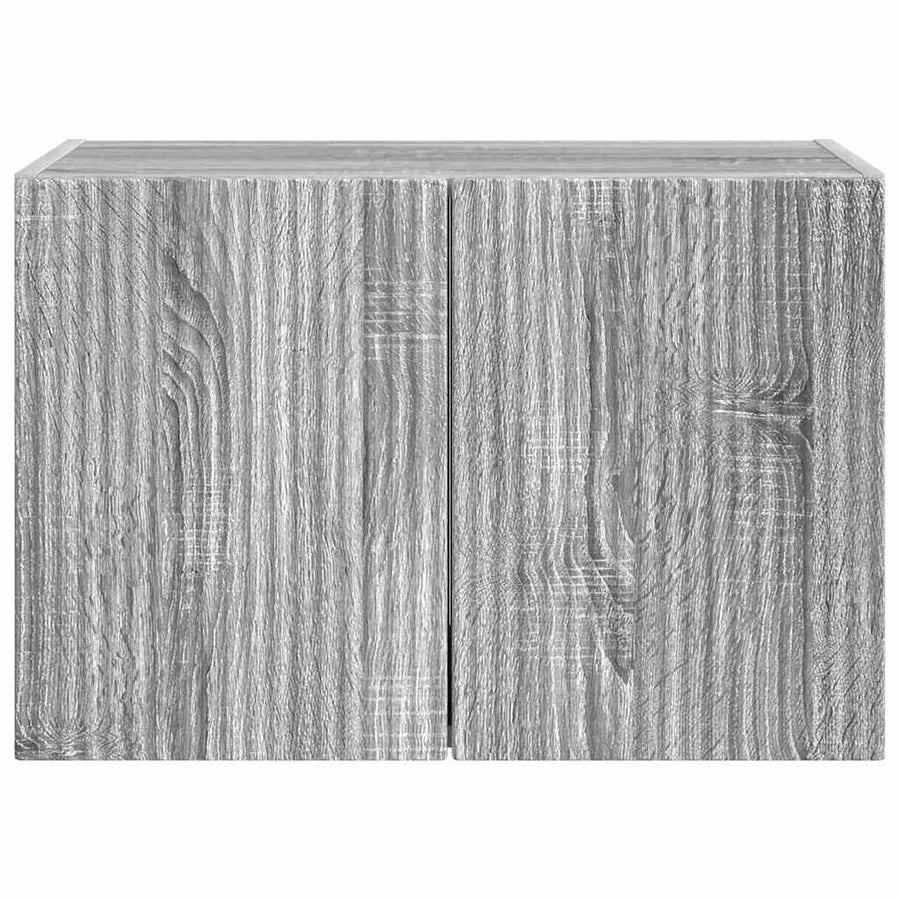 TV-wandkast Grijs Sonoma 59,5 x 31 x 40 cm Bewerkt hout