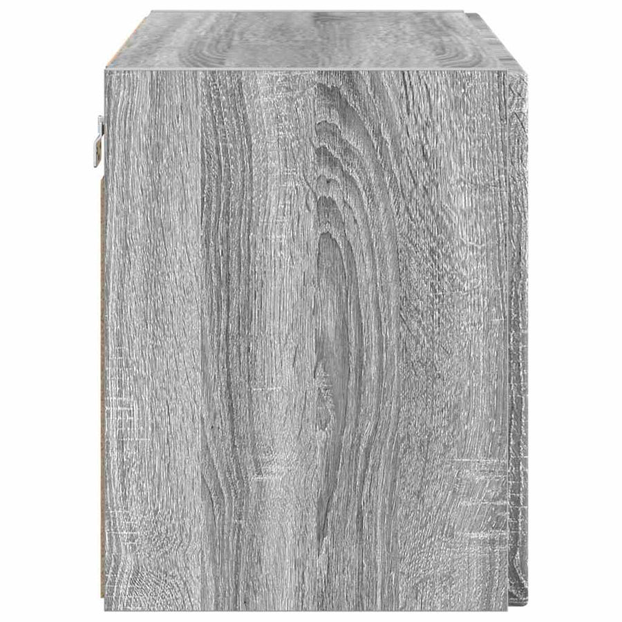 TV-wandkast Grijs Sonoma 59,5 x 31 x 40 cm Bewerkt hout