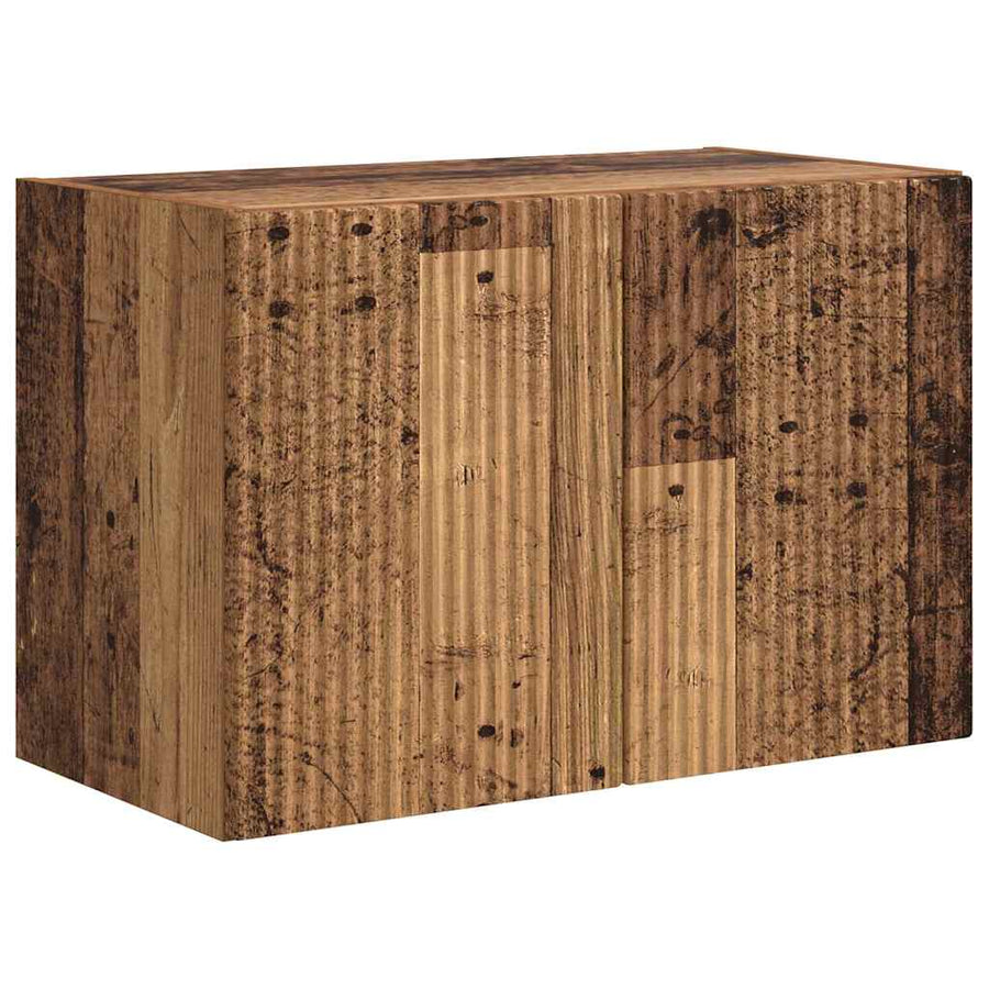 TV-wandkast Oud Hout 59,5 x 31 x 40 cm Bewerkt hout