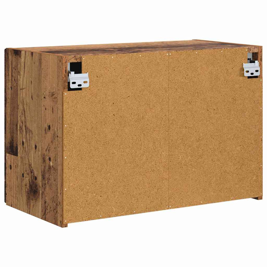 TV-wandkast Oud Hout 59,5 x 31 x 40 cm Bewerkt hout