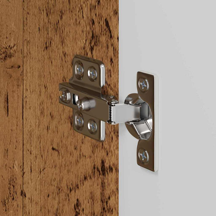 TV-wandkast 2 pcs Oud Hout 59,5 x 31 x 40 cm Bewerkt hout
