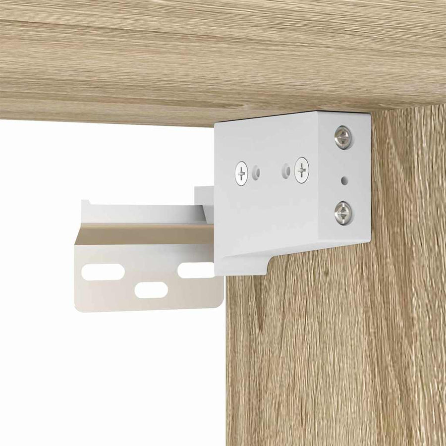 TV-wandkast Sonoma Eiken 59,5 x 31 x 60 cm Bewerkt hout