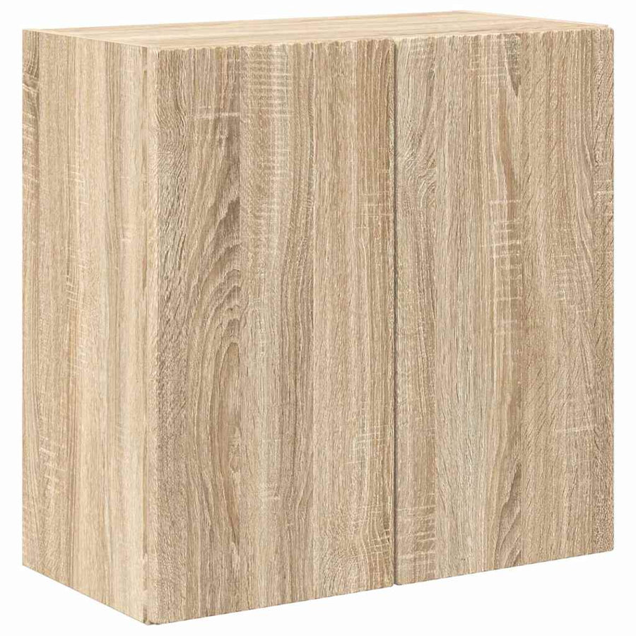 TV-wandkast Sonoma Eiken 59,5 x 31 x 60 cm Bewerkt hout