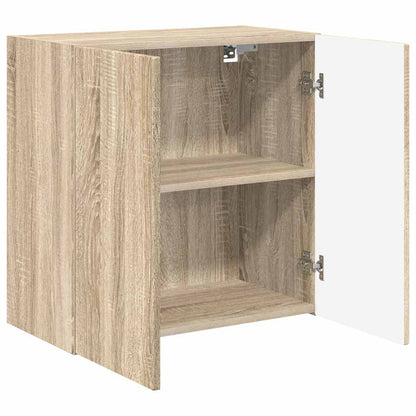 TV-wandkast Sonoma Eiken 59,5 x 31 x 60 cm Bewerkt hout