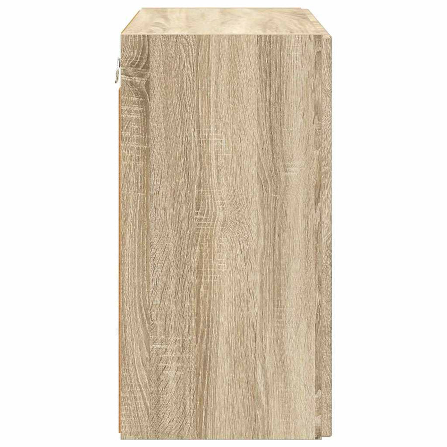 TV-wandkast Sonoma Eiken 59,5 x 31 x 60 cm Bewerkt hout