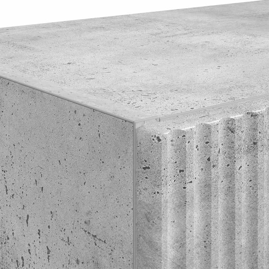 TV-wandkast Beton Grijs 59,5 x 31 x 60 cm Bewerkt hout