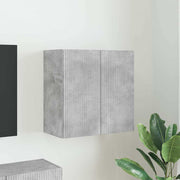 TV-wandkast 59,5x31x60 cm bewerkt hout beton grijs