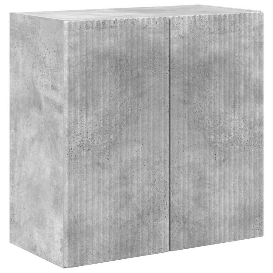 TV-wandkast Beton Grijs 59,5 x 31 x 60 cm Bewerkt hout