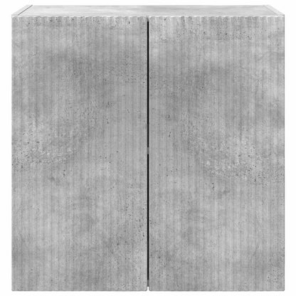 TV-wandkast Beton Grijs 59,5 x 31 x 60 cm Bewerkt hout