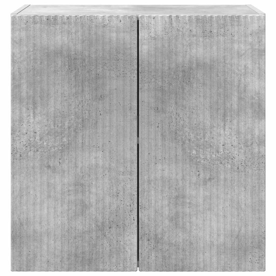 TV-wandkast Beton Grijs 59,5 x 31 x 60 cm Bewerkt hout