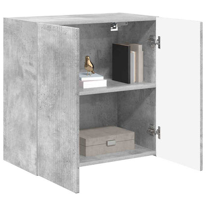 TV-wandkast Beton Grijs 59,5 x 31 x 60 cm Bewerkt hout
