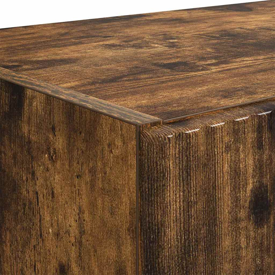 TV-wandkast Gerookt eiken 59,5 x 31 x 60 cm Bewerkt hout