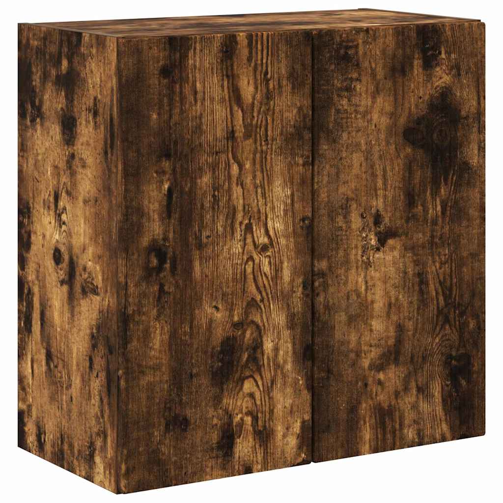 TV-wandkast Gerookt eiken 59,5 x 31 x 60 cm Bewerkt hout