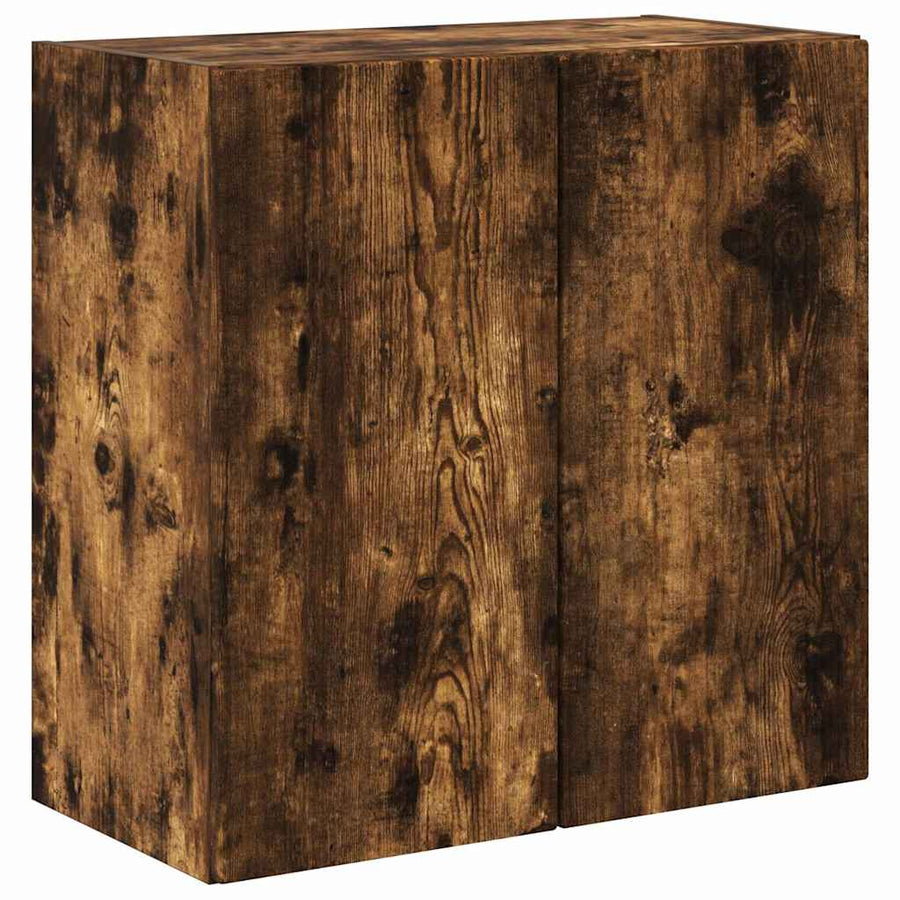TV-wandkast Gerookt eiken 59,5 x 31 x 60 cm Bewerkt hout