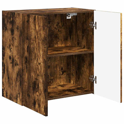 TV-wandkast Gerookt eiken 59,5 x 31 x 60 cm Bewerkt hout
