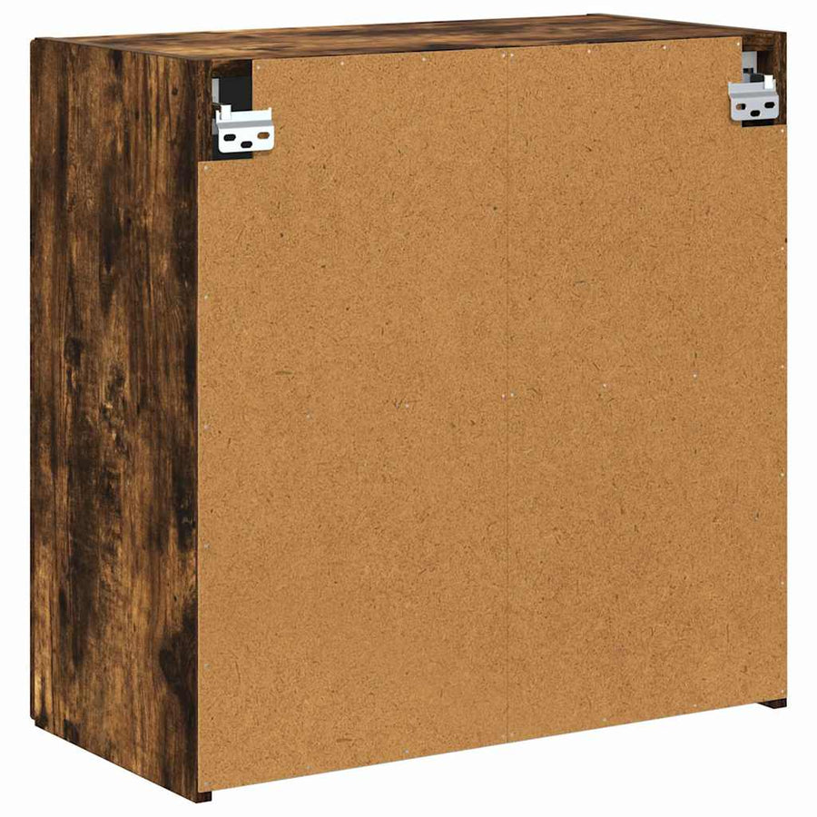 TV-wandkast Gerookt eiken 59,5 x 31 x 60 cm Bewerkt hout