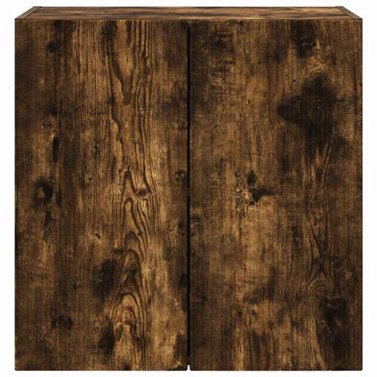 TV-wandkast Gerookt eiken 59,5 x 31 x 60 cm Bewerkt hout