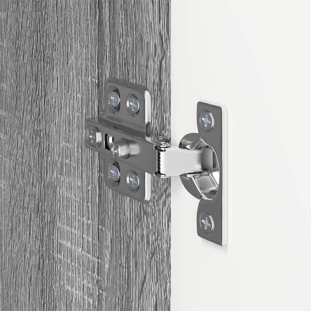 TV-wandkast Grijs Sonoma 59,5 x 31 x 60 cm Bewerkt hout