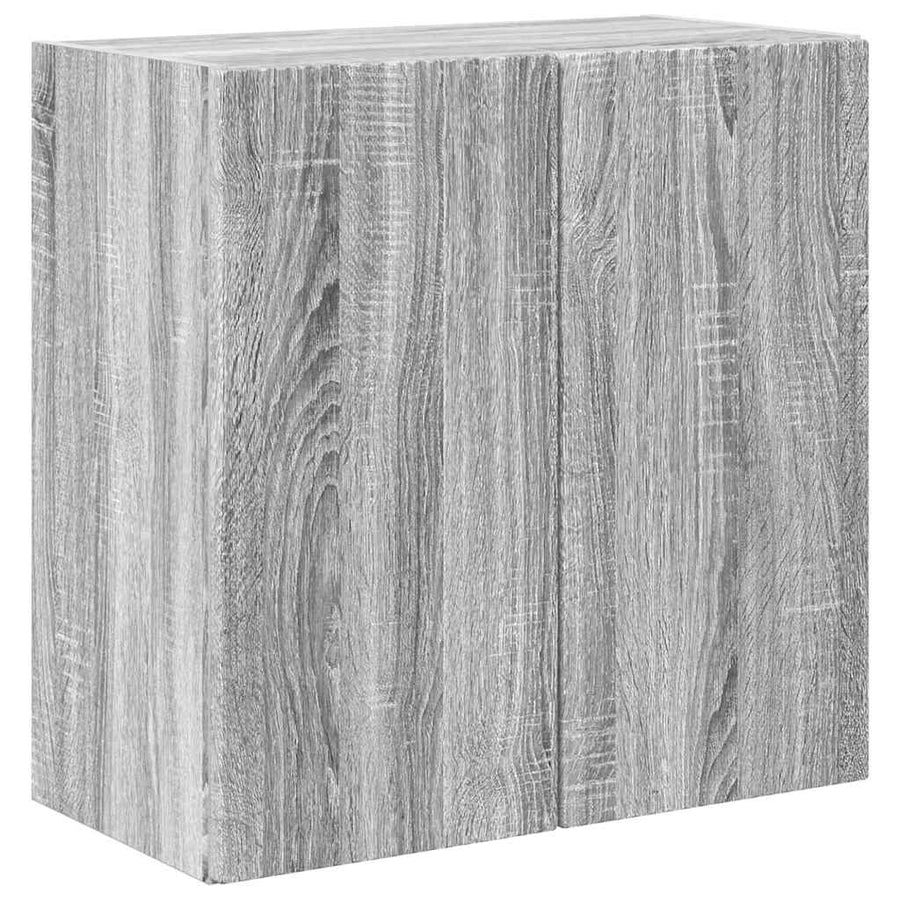 TV-wandkast Grijs Sonoma 59,5 x 31 x 60 cm Bewerkt hout