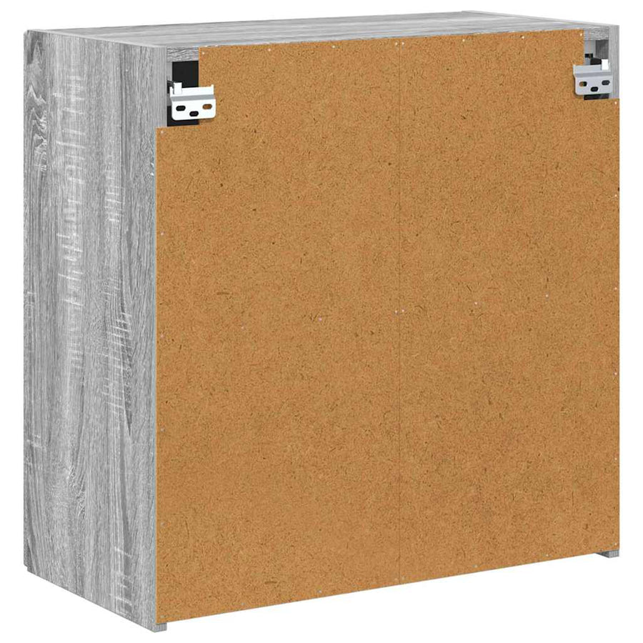 TV-wandkast Grijs Sonoma 59,5 x 31 x 60 cm Bewerkt hout