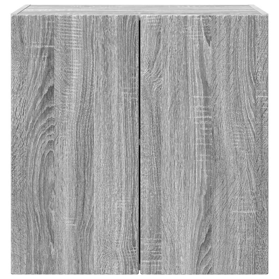 TV-wandkast Grijs Sonoma 59,5 x 31 x 60 cm Bewerkt hout