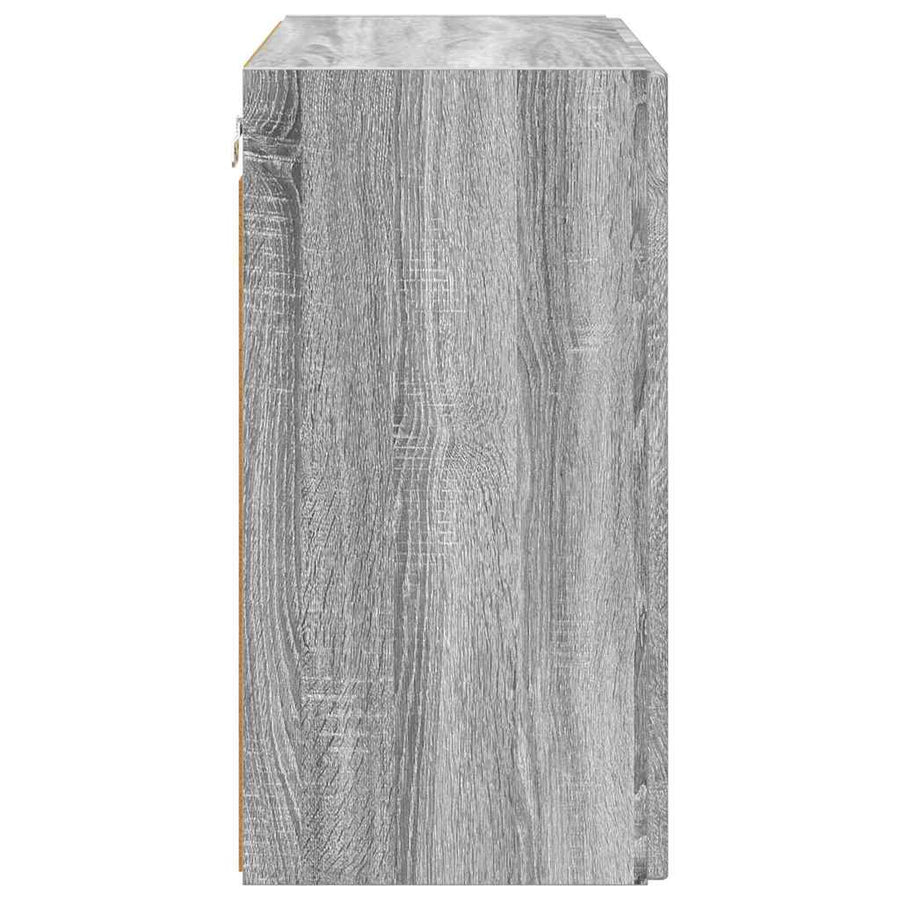 TV-wandkast Grijs Sonoma 59,5 x 31 x 60 cm Bewerkt hout