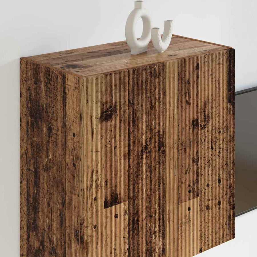 TV-wandkast Oud Hout 59,5 x 31 x 60 cm Bewerkt hout