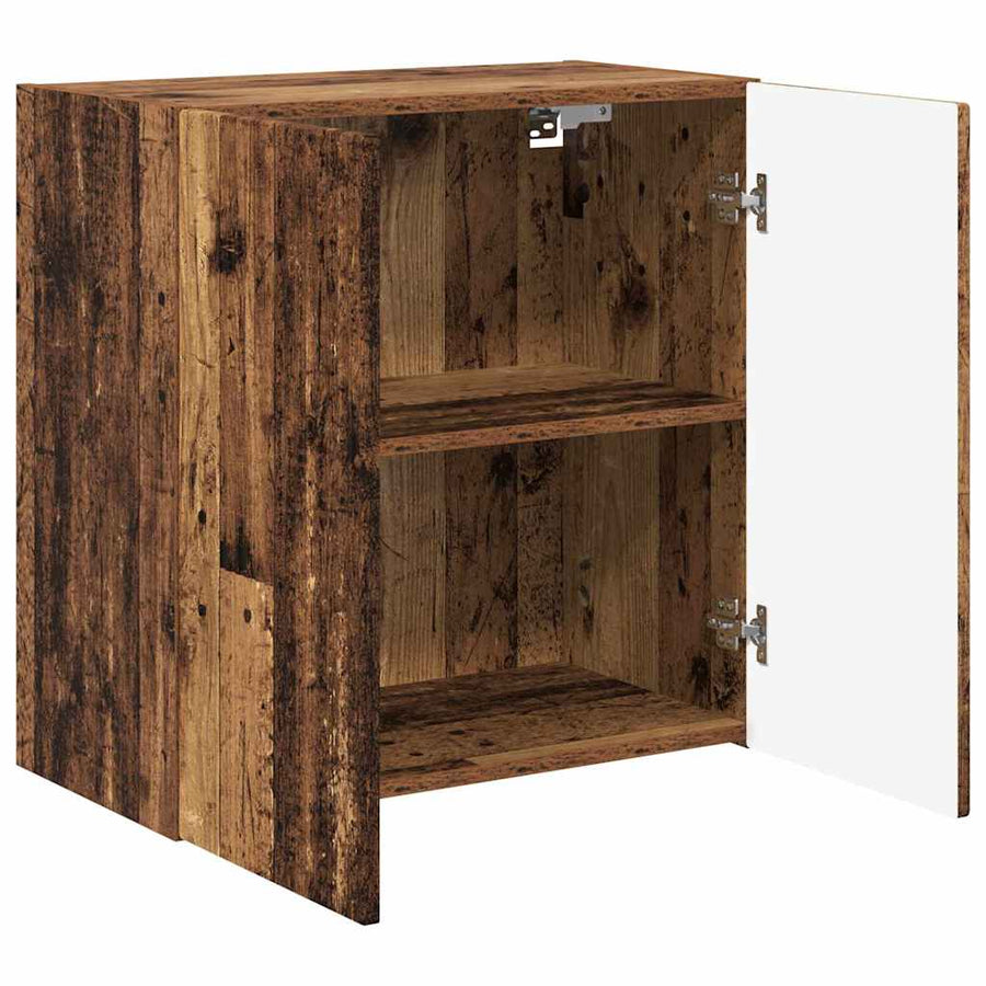 TV-wandkast Oud Hout 59,5 x 31 x 60 cm Bewerkt hout