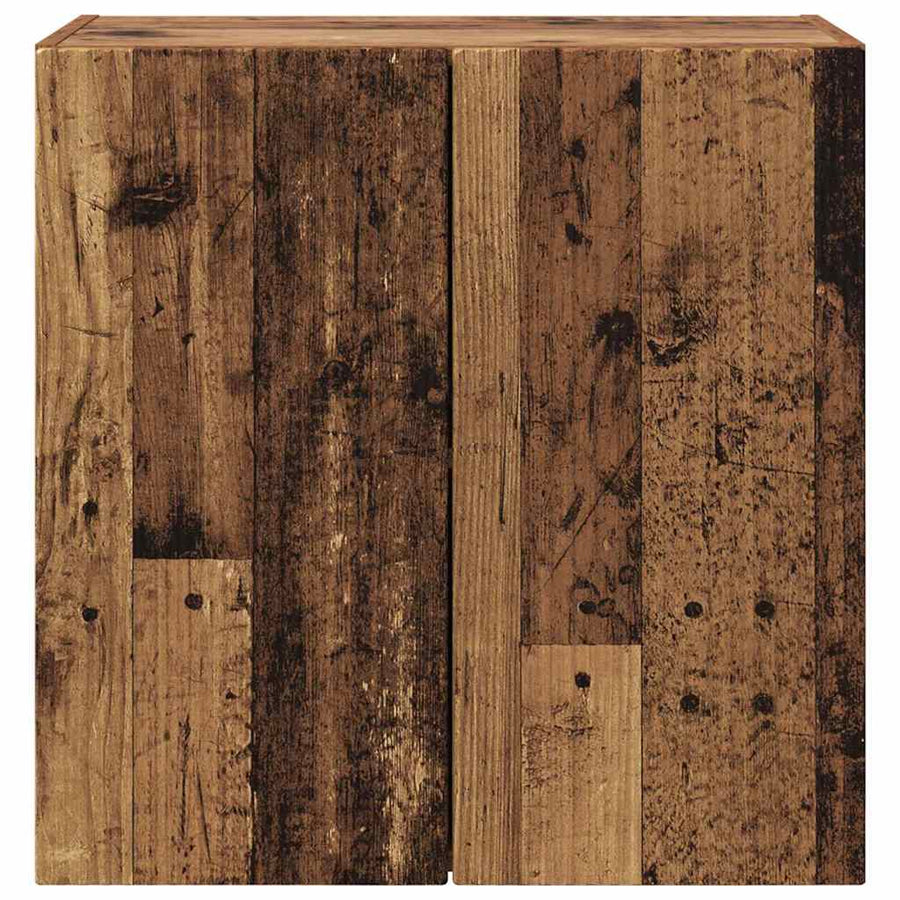 TV-wandkast Oud Hout 59,5 x 31 x 60 cm Bewerkt hout