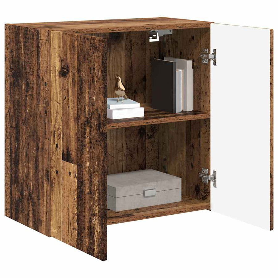 TV-wandkast Oud Hout 59,5 x 31 x 60 cm Bewerkt hout