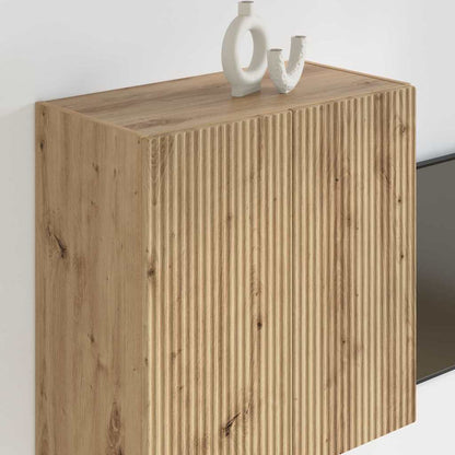 TV-wandkast Artisan Eiken 59,5 x 31 x 60 cm Bewerkt hout