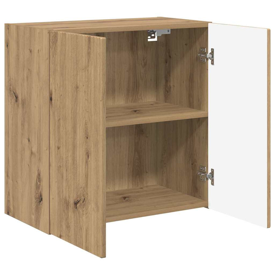 TV-wandkast Artisan Eiken 59,5 x 31 x 60 cm Bewerkt hout
