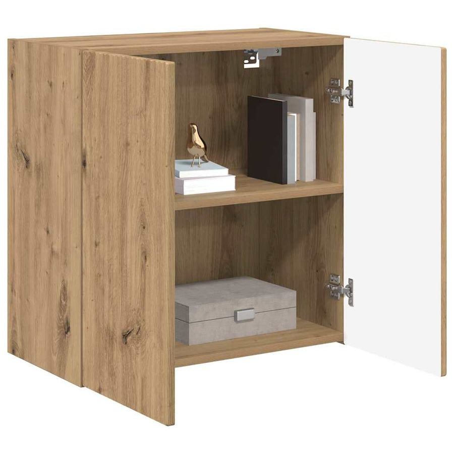 TV-wandkast Artisan Eiken 59,5 x 31 x 60 cm Bewerkt hout