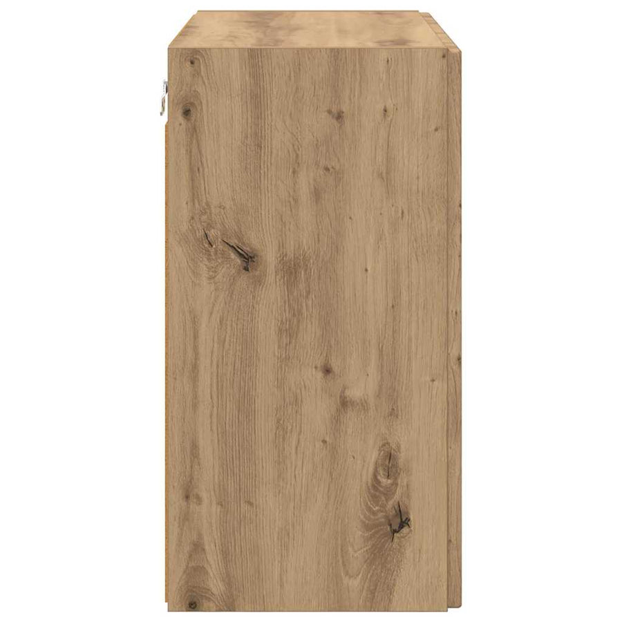 TV-wandkast Artisan Eiken 59,5 x 31 x 60 cm Bewerkt hout