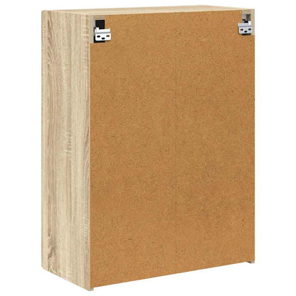 TV-wandkast Sonoma Eiken 59,5 x 31 x 80 cm Bewerkt hout
