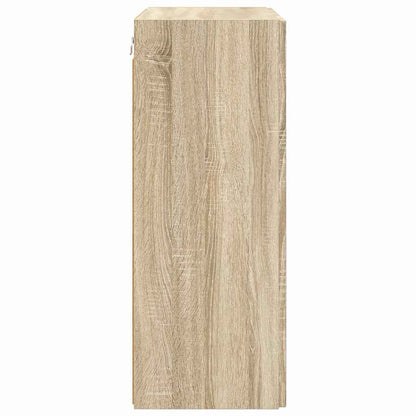 TV-wandkast Sonoma Eiken 59,5 x 31 x 80 cm Bewerkt hout