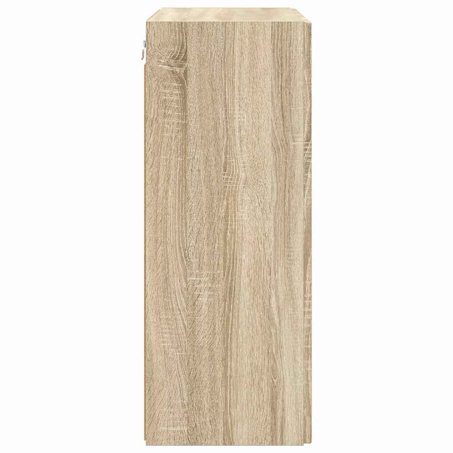 TV-wandkast Sonoma Eiken 59,5 x 31 x 80 cm Bewerkt hout