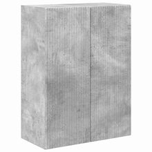 TV-wandkast Beton Grijs 59,5 x 31 x 80 cm Bewerkt hout