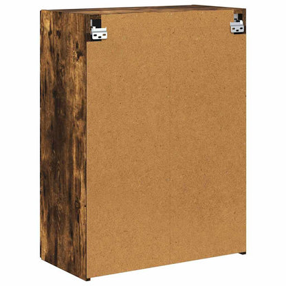 TV-wandkast Gerookt eiken 59,5 x 31 x 80 cm Bewerkt hout