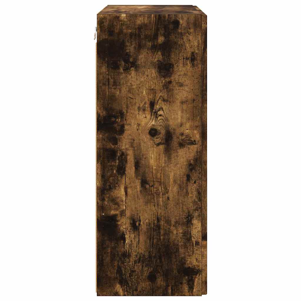 TV-wandkast Gerookt eiken 59,5 x 31 x 80 cm Bewerkt hout